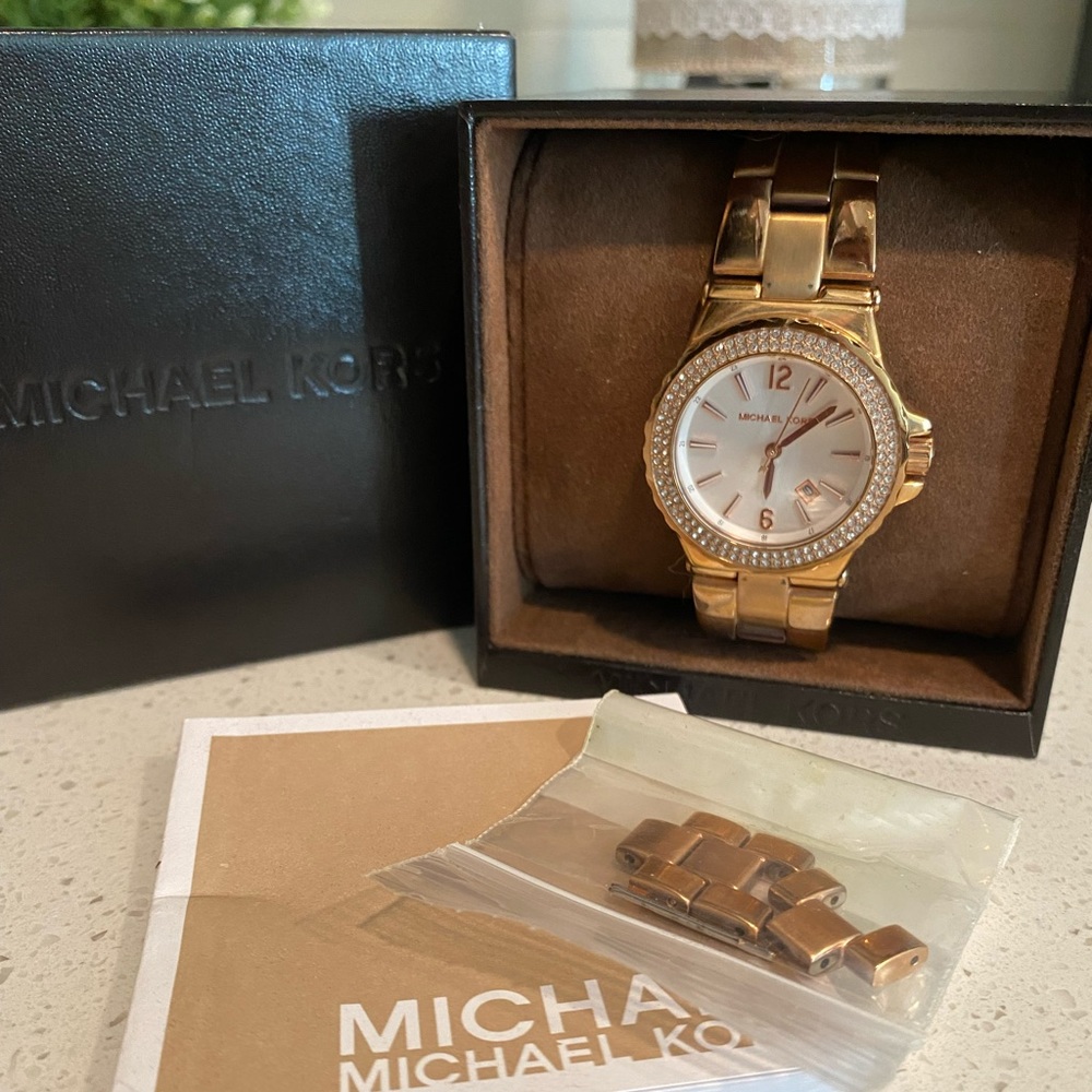 Michael Kors Watch w/ Rhinestones *Great Condition*